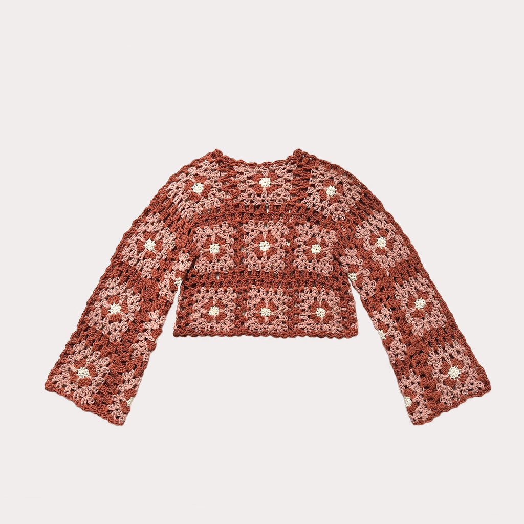 Daisy | Baumwoll-Grannysquare Cardigan | Gr.M